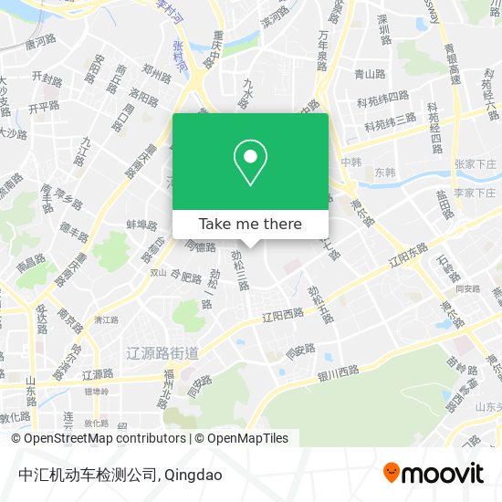 中汇机动车检测公司 map