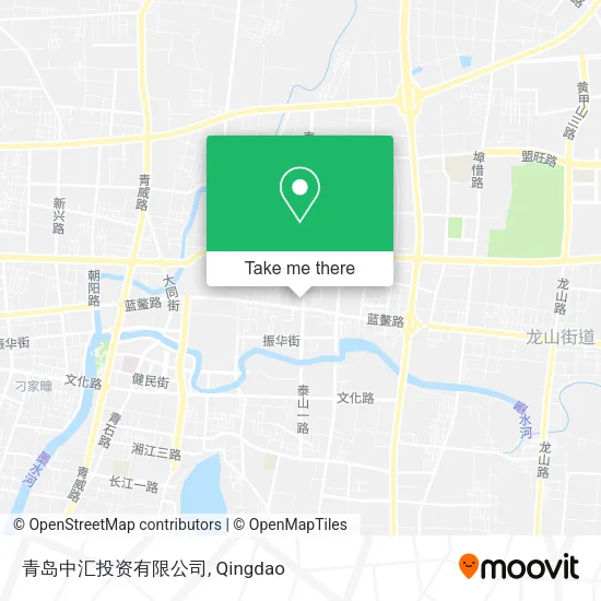 青岛中汇投资有限公司 map