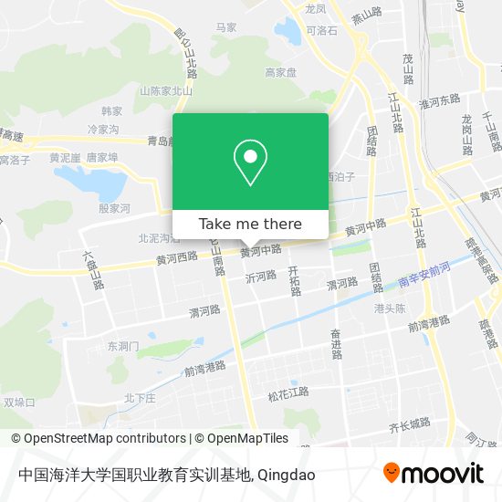 中国海洋大学国职业教育实训基地 map