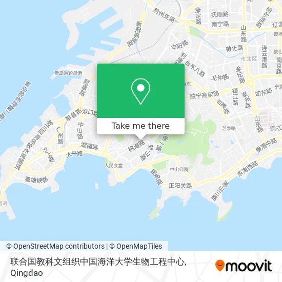 联合国教科文组织中国海洋大学生物工程中心 map
