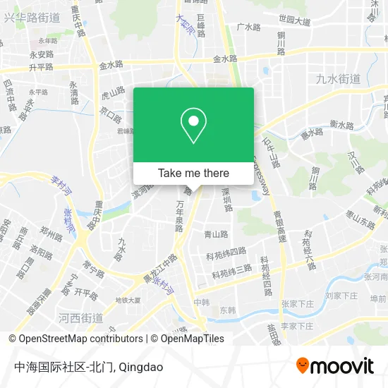 中海国际社区-北门 map