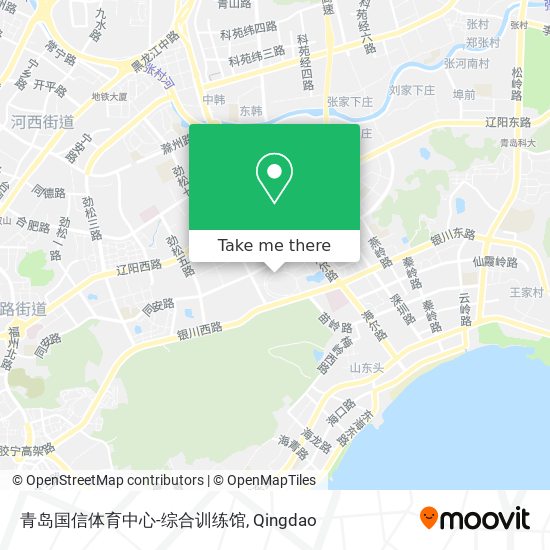 青岛国信体育中心-综合训练馆 map