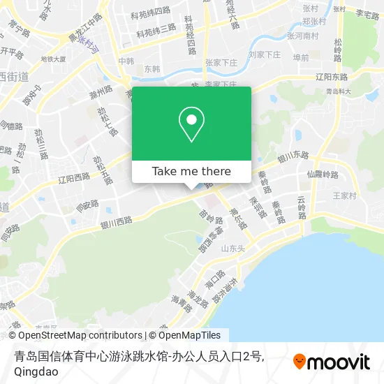 青岛国信体育中心游泳跳水馆-办公人员入口2号 map