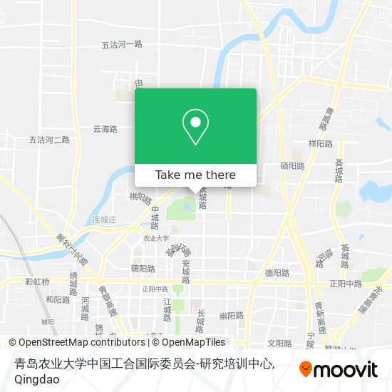 青岛农业大学中国工合国际委员会-研究培训中心 map