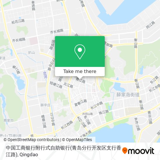 中国工商银行附行式自助银行(青岛分行开发区支行香江路) map