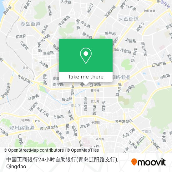 中国工商银行24小时自助银行(青岛辽阳路支行) map