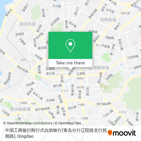 中国工商银行附行式自助银行(青岛分行辽阳路支行抚顺路) map