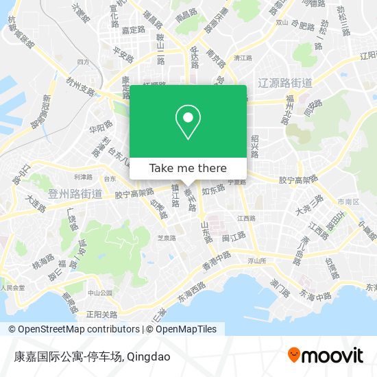 康嘉国际公寓-停车场 map