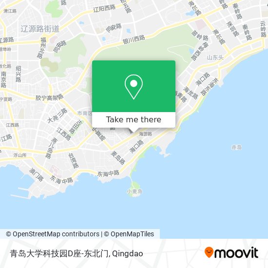 青岛大学科技园D座-东北门 map