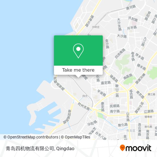 青岛四机物流有限公司 map