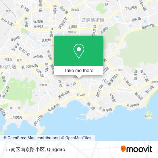 市南区南京路小区 map