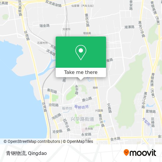 青钢物流 map