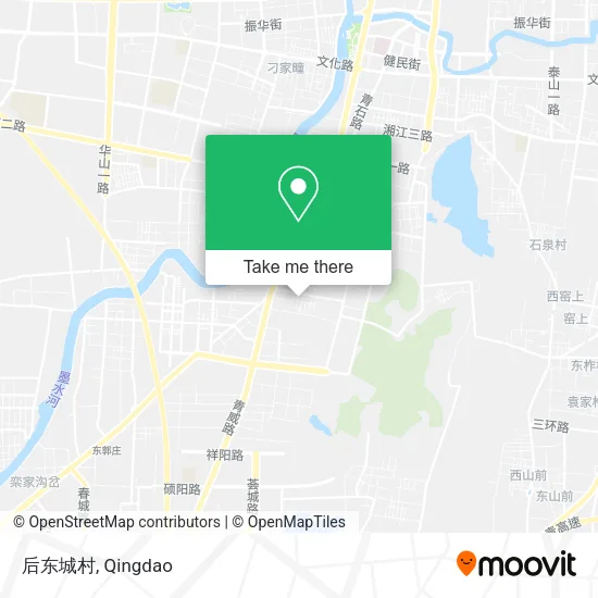 后东城村 map