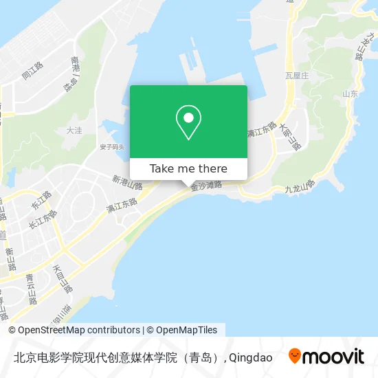 北京电影学院现代创意媒体学院（青岛） map