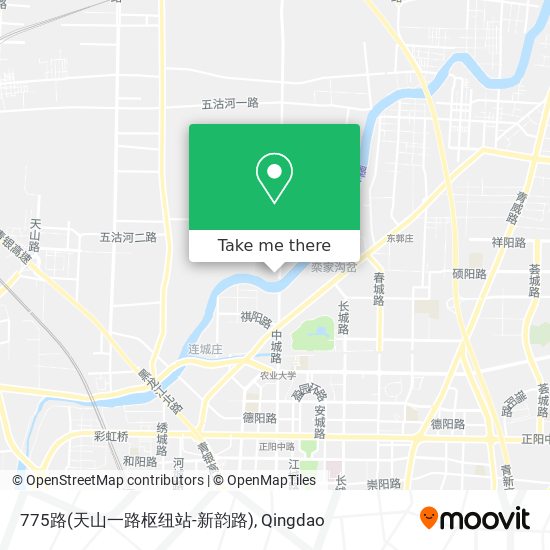 775路(天山一路枢纽站-新韵路) map