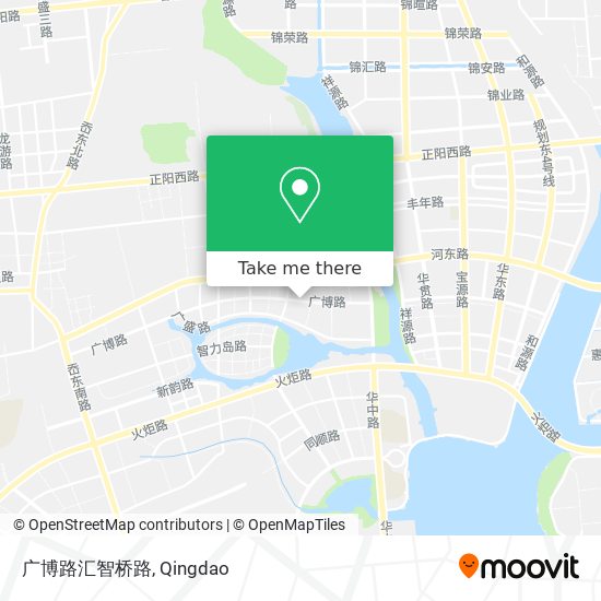 广博路汇智桥路 map