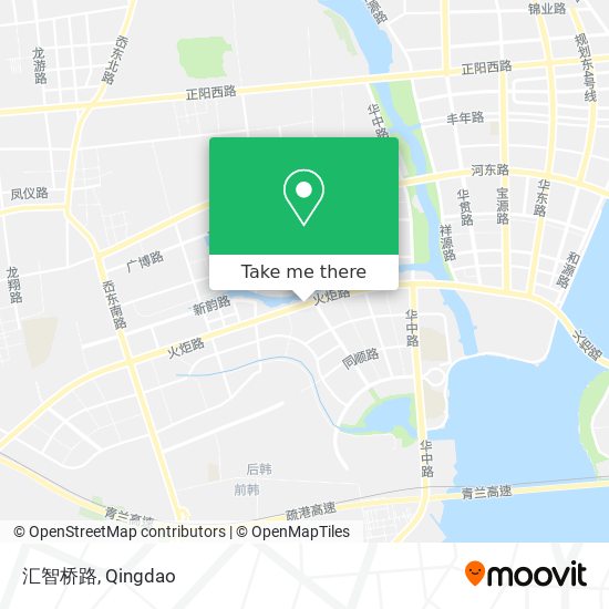 汇智桥路 map