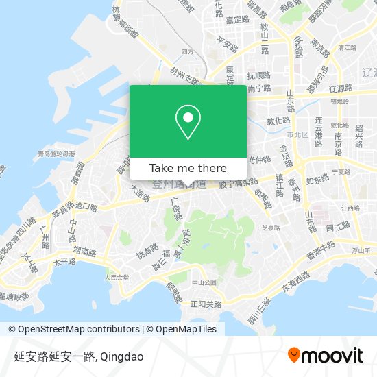 延安路延安一路 map