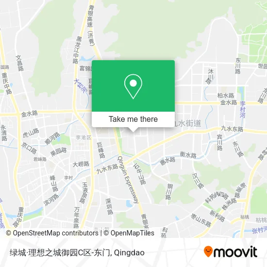 绿城·理想之城御园C区-东门 map
