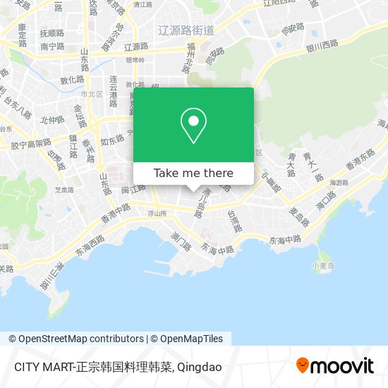 CITY MART-正宗韩国料理韩菜 map