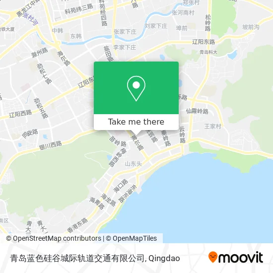 青岛蓝色硅谷城际轨道交通有限公司 map