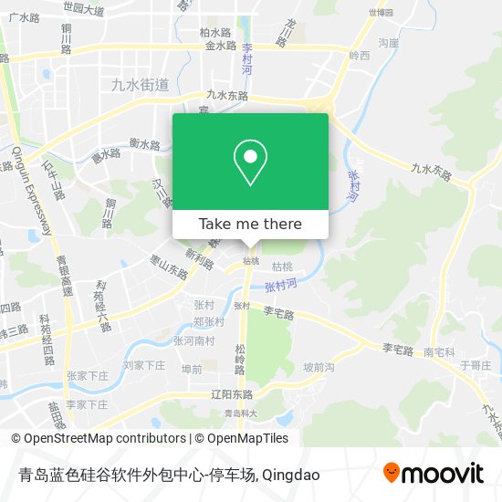 青岛蓝色硅谷软件外包中心-停车场 map