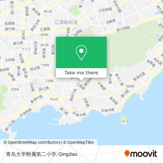 青岛大学附属第二小学 map