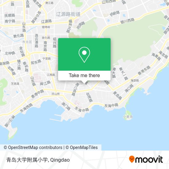 青岛大学附属小学 map