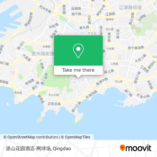 湛山花园酒店-网球场 map