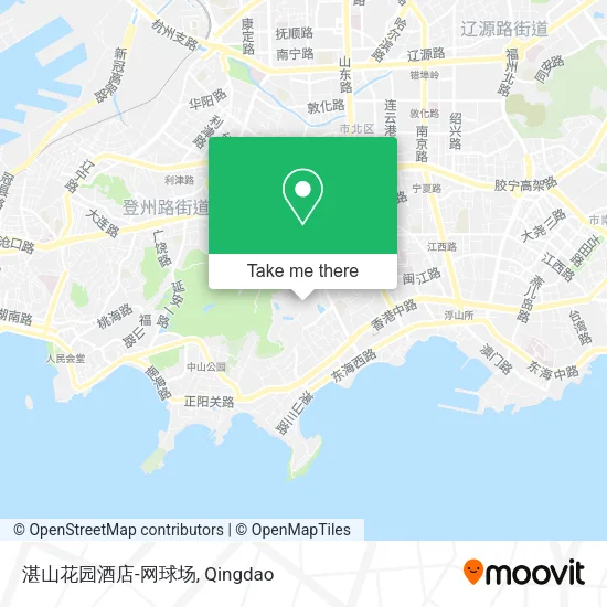 湛山花园酒店-网球场 map