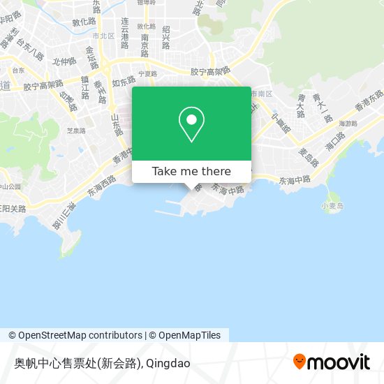 奥帆中心售票处(新会路) map