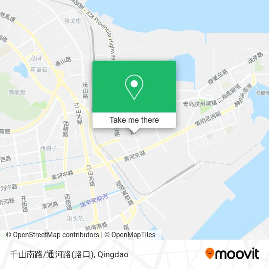 千山南路/通河路(路口) map