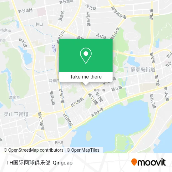 TH国际网球俱乐部 map