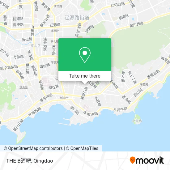 THE B酒吧 map