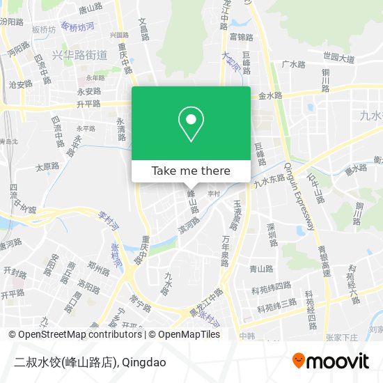 二叔水饺(峰山路店) map