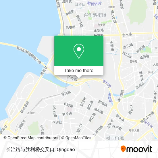 长治路与胜利桥交叉口 map