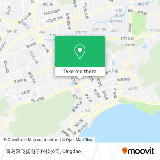 青岛深飞扬电子科技公司 map