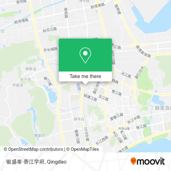 银盛泰·香江学府 map