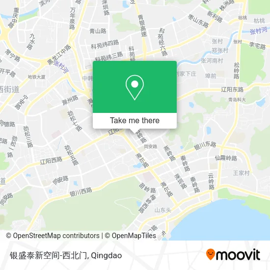 银盛泰新空间-西北门 map