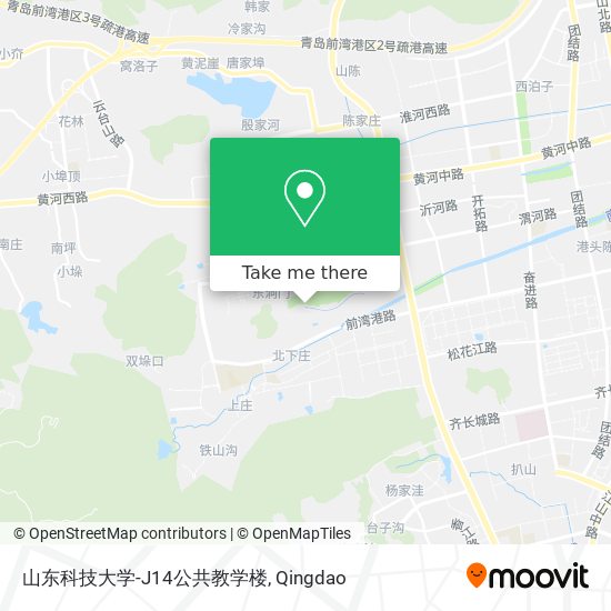 山东科技大学-J14公共教学楼 map