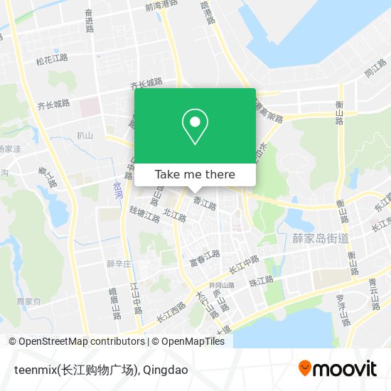 teenmix(长江购物广场) map