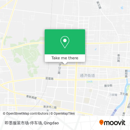 即墨服装市场-停车场 map