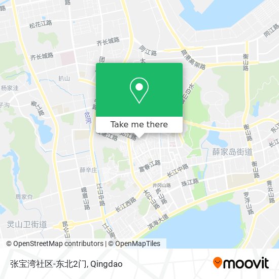 张宝湾社区-东北2门 map