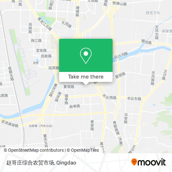 赵哥庄综合农贸市场 map