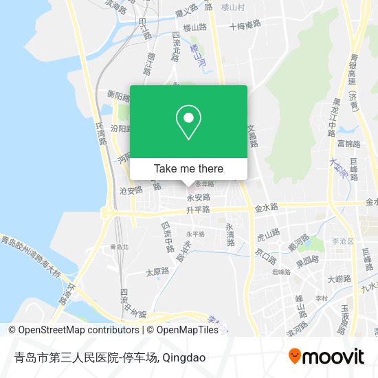 青岛市第三人民医院-停车场 map