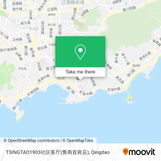 TSINGTAO1903社区客厅(鲁商首府店) map
