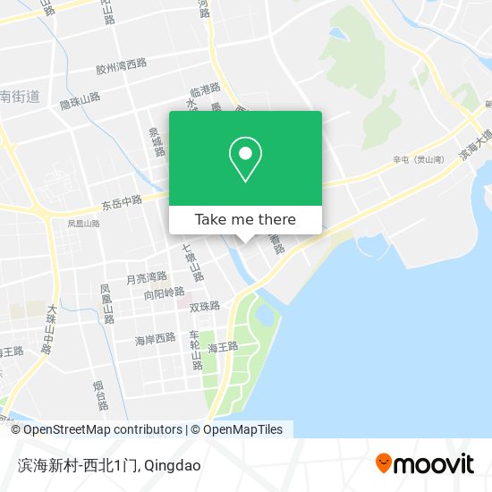滨海新村-西北1门 map