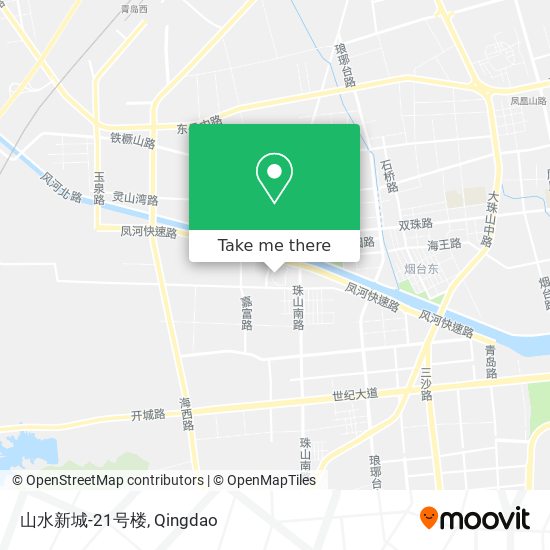 山水新城-21号楼 map