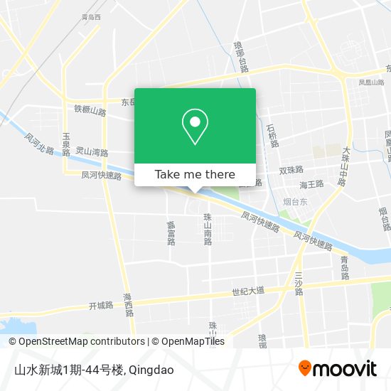 山水新城1期-44号楼 map