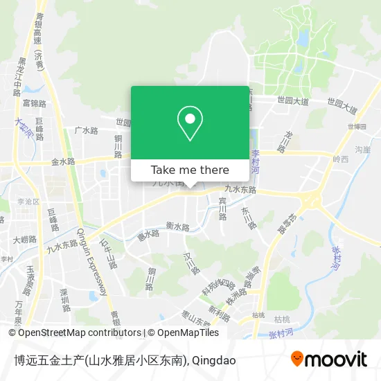 博远五金土产(山水雅居小区东南) map